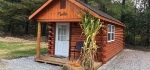 cabin rental at red fox winery